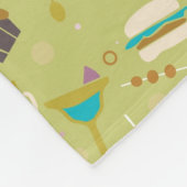 Barbecue Patroon Fleece Deken (Hoek)