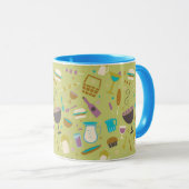 Barbecue Patroon Mok (Voorkant rechts)