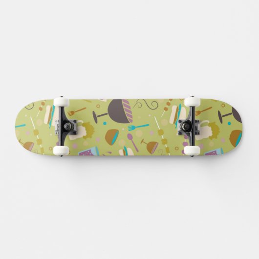 Barbecue Patroon Skateboard (Horizontaal)