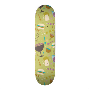 Barbecue Patroon Skateboard