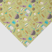 Barbecue Patroon Tissuepapier (Detail)