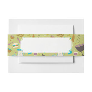 Barbecue Patroon Uitnodigingen Wikkel