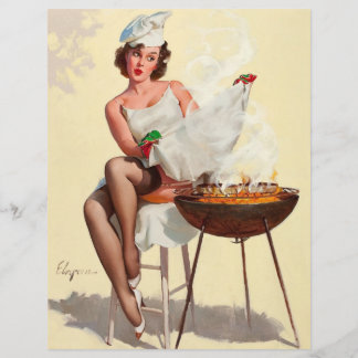 Barbecue Pin-Up Girl