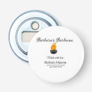 Barbecue restaurant keuken sociale media website o button flesopener