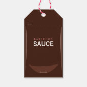  Barbecue Sauce Packet Gift Label Cadeaulabel (Voorkant)