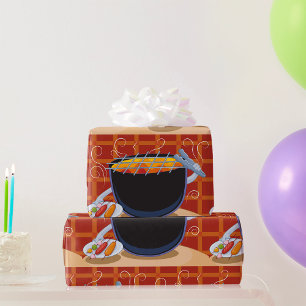 Barbecue Serving Food Cadeaupapier