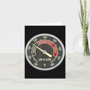 Barbecue-thermometer Rookachtige Barbecue-grill La Kaart