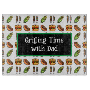 Barbecue Voedsel Hamburger, Hotdog, Shish Kebab Snijplank