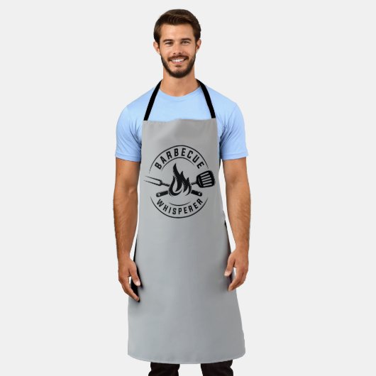 Barbecue Whisperer Schort (Gedragen)