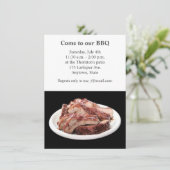 Barbecuede rugribben kaart (Staand voorkant)