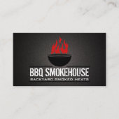barbecuegril | koken visitekaartje (Voorkant)