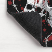 Barbed Skulls Mousepad Muismat (Hoek)