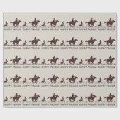 Barbed Wire Cowboy Gift Wrap Cadeaupapier (Vlak)