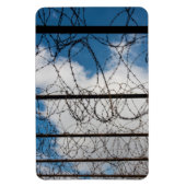 Barbed Wire Fence Magneet (Verticaal)