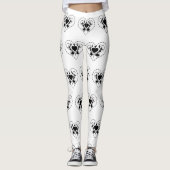 Barbed Wire Heart Black Spades Thunder_Cove Leggings (Voorkant)