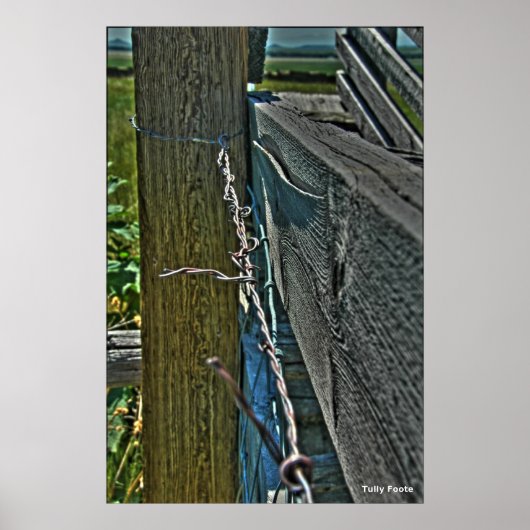 Barbed Wire Poster (Voorkant)