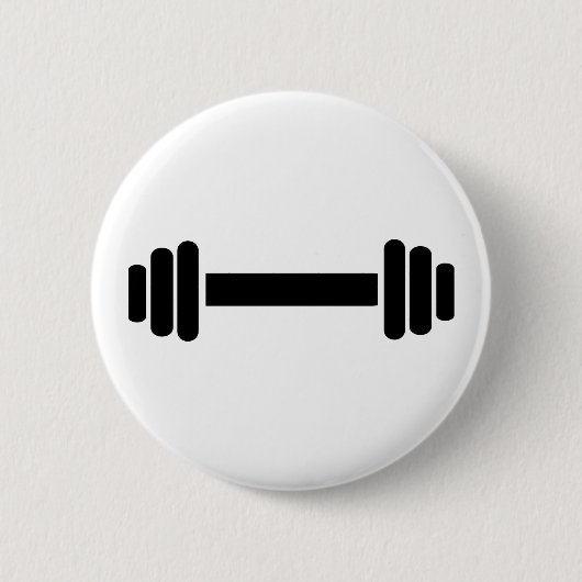 Barbell - Bodybuilding Ronde Button 5,7 Cm (Voorkant)