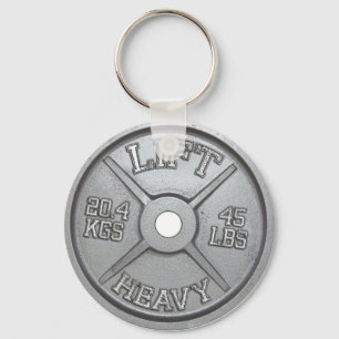 Barbell Bord - Lift Heavy Sleutelhanger