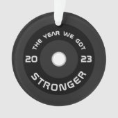 Barbell fitness 2025 personnalisé Noël (devant)