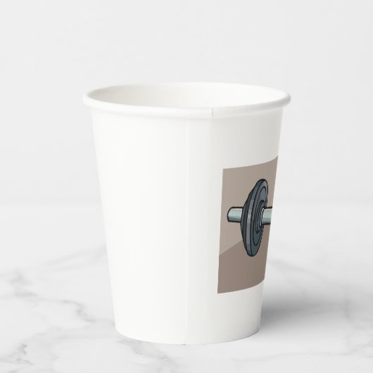 Barbell Gewichtheffen Gym Fitness Lover Papieren Bekers (Rechts)