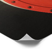 Barbell in gym poster (Hoek)