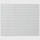 Barbell workout gym silhouette cadeaupapier (Vlak)