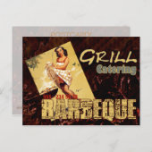 Barbeque - Carte postale (Devant / Derrière)