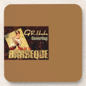 Barbeque - Dessous de verre de liège (Devant)