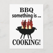 Barbeque kok Grappige BBQ Briefkaart (Voorkant)