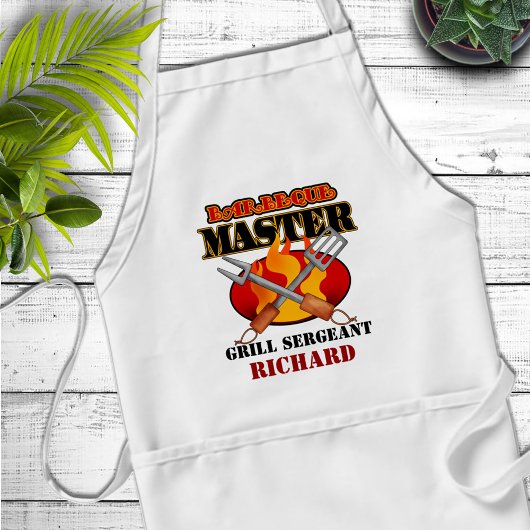 Barbeque Master Personalized BBQ Schort
