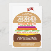 Barbeque Party school Kaart (Voorkant / Achterkant)