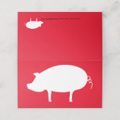 Barbeque Place Cards (Buitenkant ongevouwen)