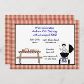 Barbeque Time Invitation Kaart (Voorkant / Achterkant)