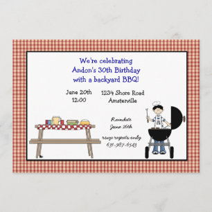 Barbeque Time Invitation Kaart