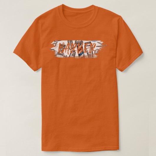 Barber 13 t-shirt (Design voorkant)
