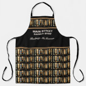 BARBER All-Over Print Apron Schort (Voorkant)