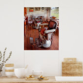 Barber - Alsjeblieft, ga zitten Poster (Keuken)