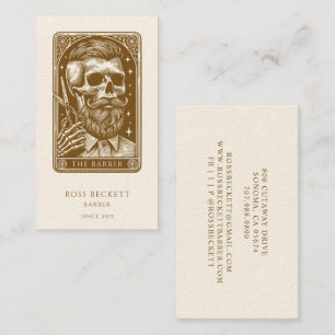 Barber Antiek Tarot Visitekaartje