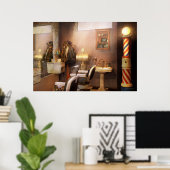 Barber - Basementbarber Poster (Thuiskantoor)