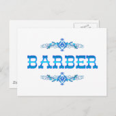BARBER BRIEFKAART (Voorkant / Achterkant)