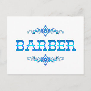 BARBER BRIEFKAART