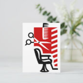 Barber Briefkaart (Staand voorkant)