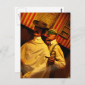 Barber Briefkaart (Voorkant / Achterkant)