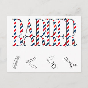Barber Briefkaart