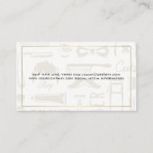 Barber Brush | Winkeleigenaar Visitekaartje (Achterkant)