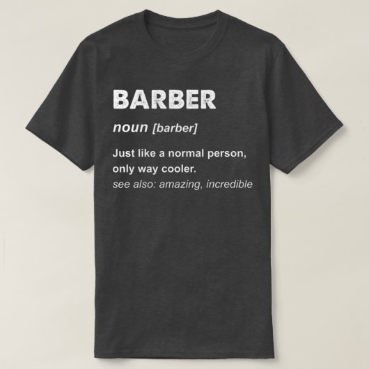 Barber Cadeau classique TShirt (Design devant)