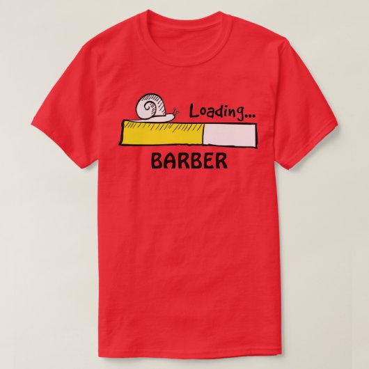 Barber Chargement classique TShirt (Design devant)