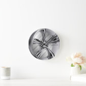 barber Chrome rim Ronde Klok (Huis)