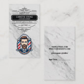 barber clean cut | kapper visitekaartje (Voorkant / Achterkant)