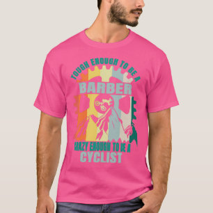 Barber Cyclist Design T-shirt